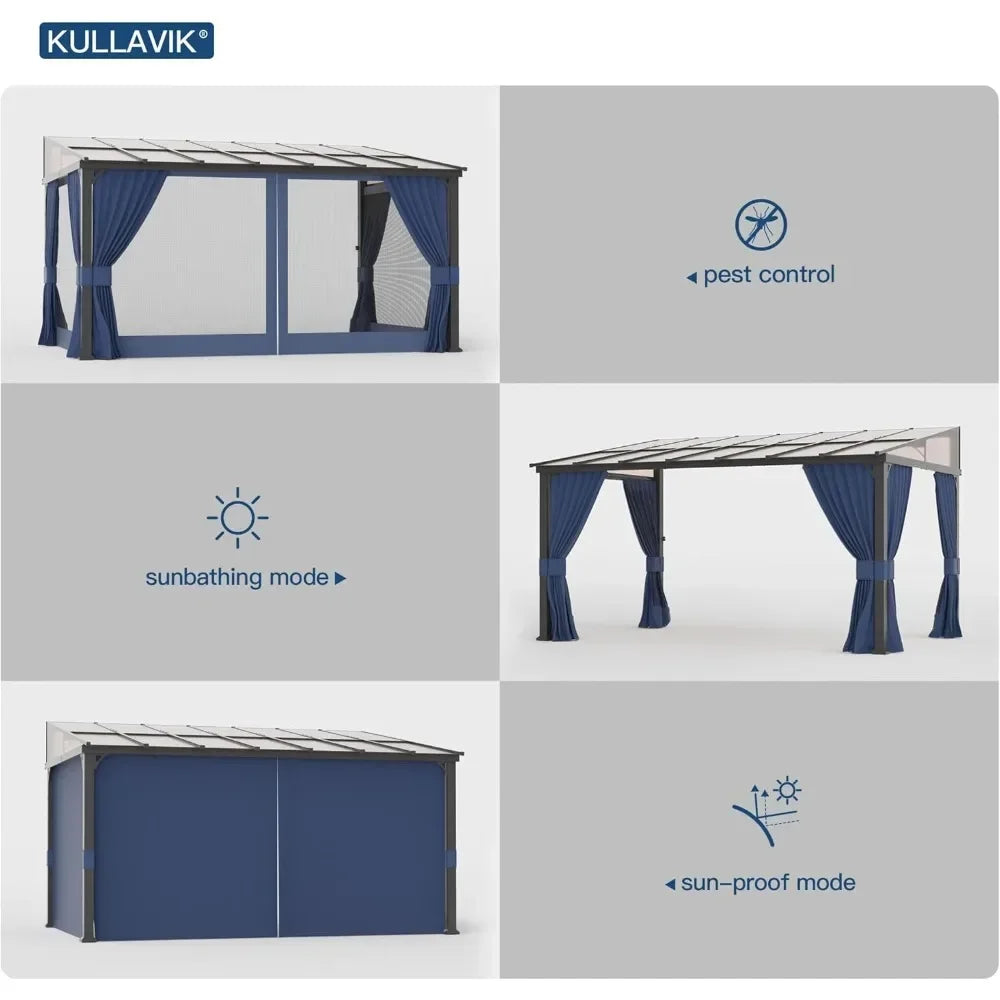Galvanized Steel Wall Storage Shed