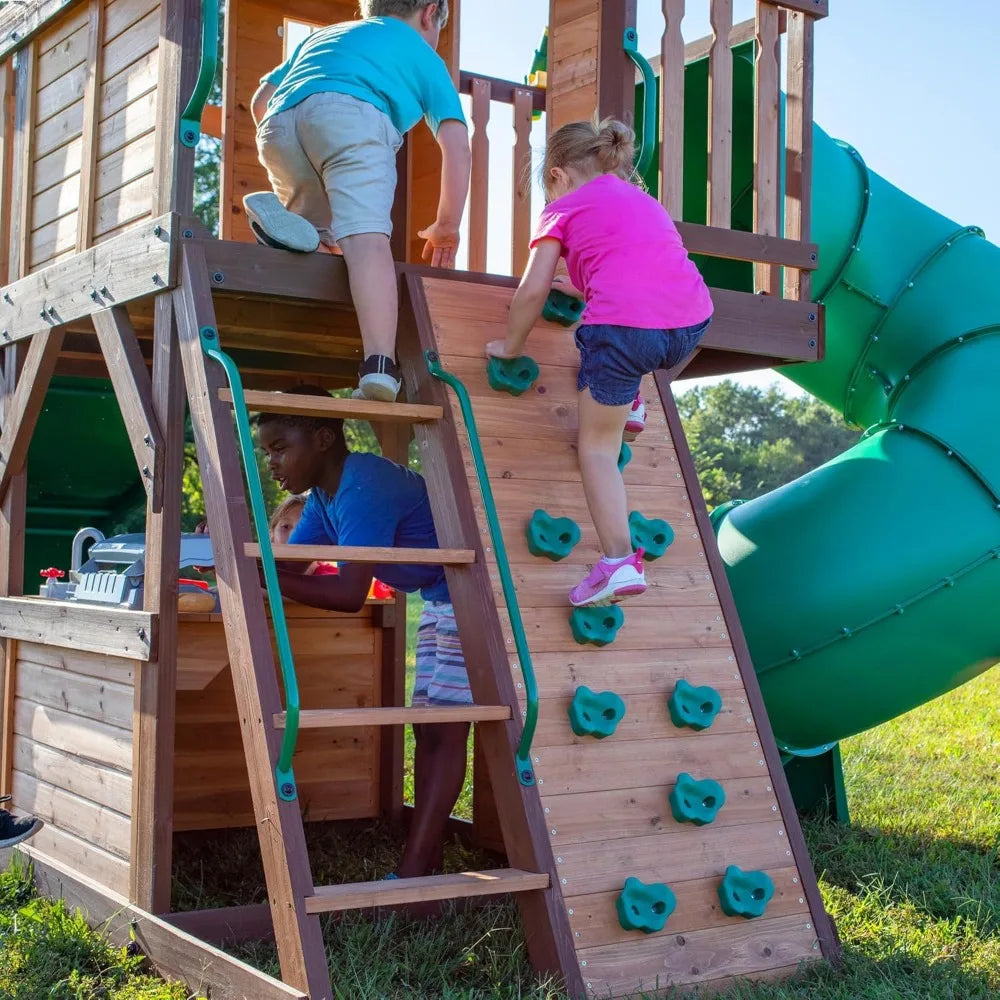 Cedar Wood Swing Set