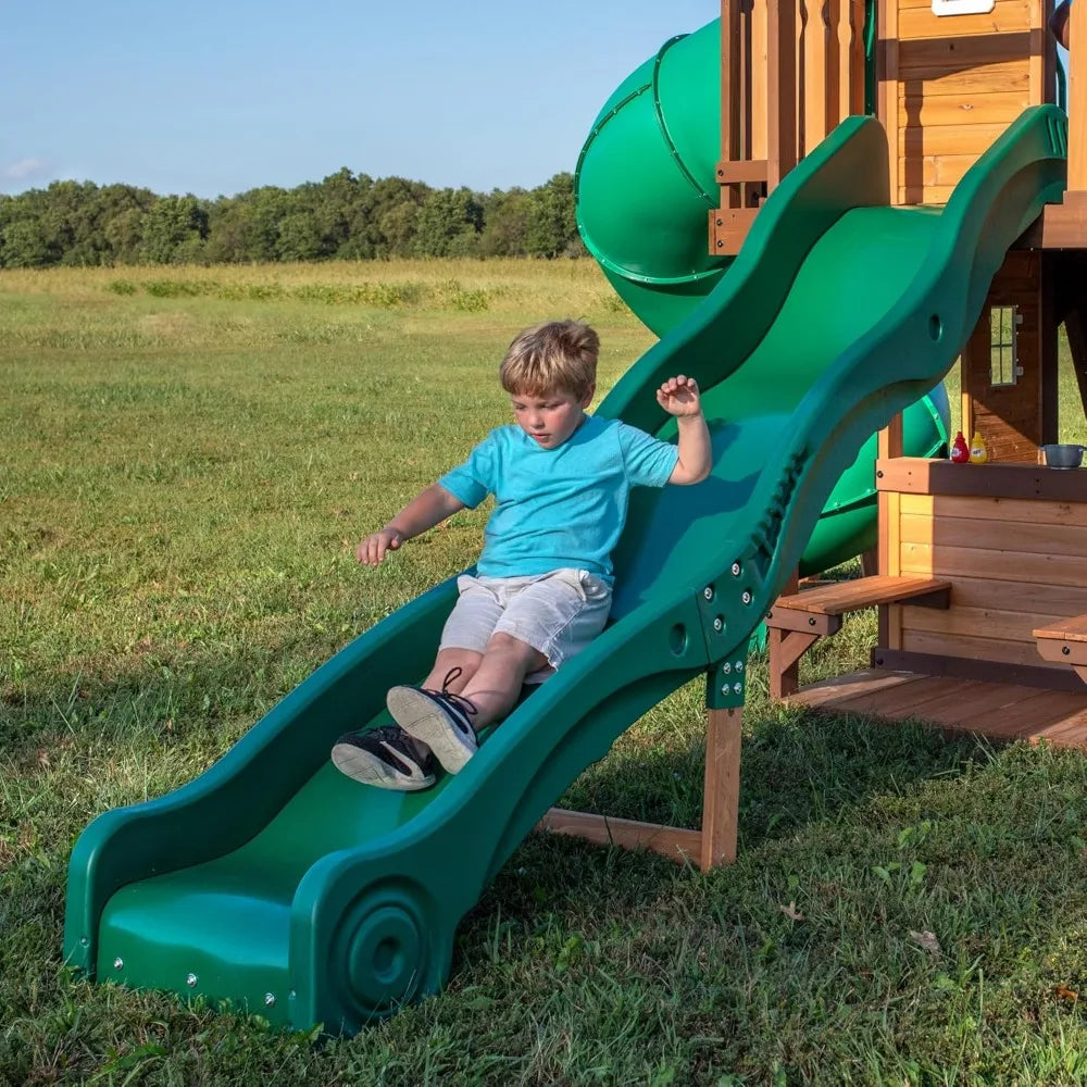 Cedar Wood Swing Set